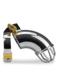 Load image into Gallery viewer, Turtleneck chastity cage for men