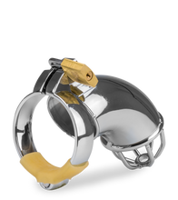 Load image into Gallery viewer, Turtleneck chastity cage for men