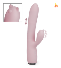 Load image into Gallery viewer, Twenty thrusting heated rabbit vibrator