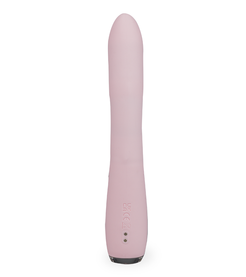 Twenty thrusting heated rabbit vibrator