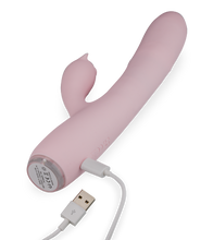 Load image into Gallery viewer, Twenty thrusting heated rabbit vibrator