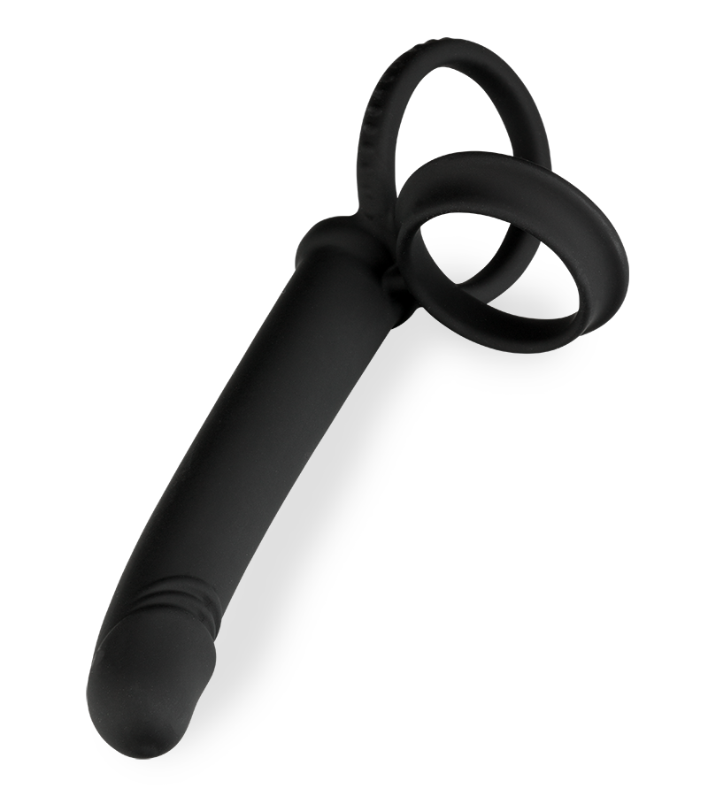 Twilight double cock ring and butt plug