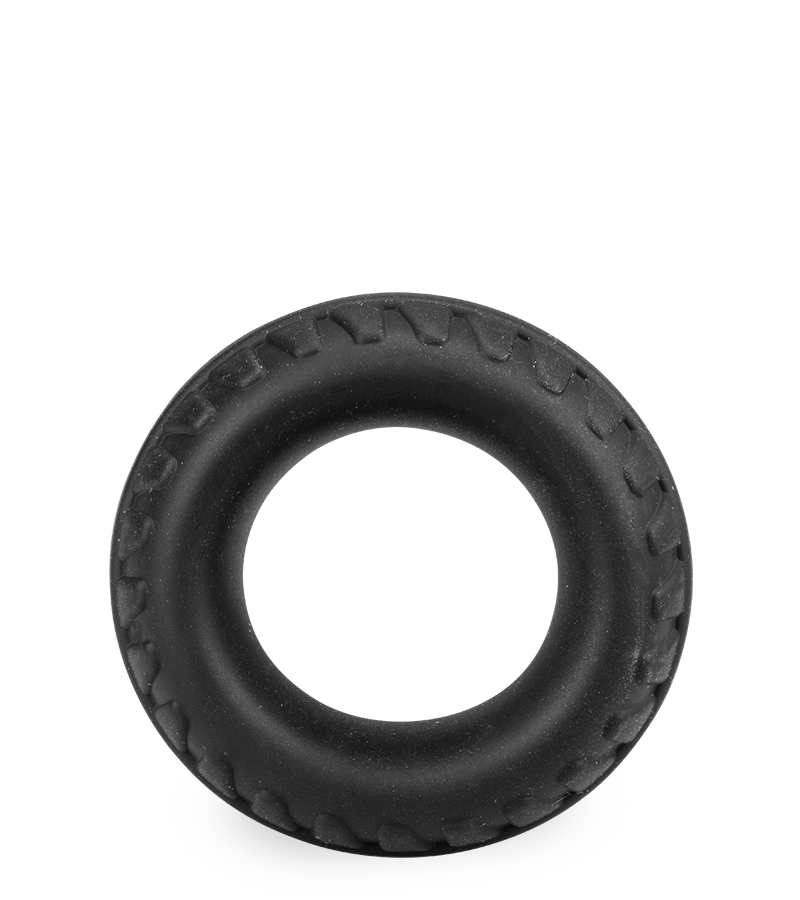 Twisty medical-grade silicone cock ring