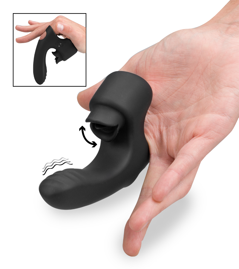 Uncanny finger vibrator