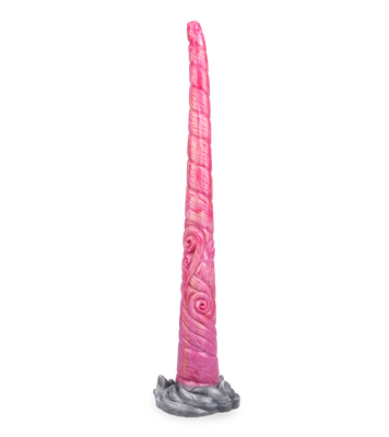 Unicorn suction cup dildo 17.75 inches