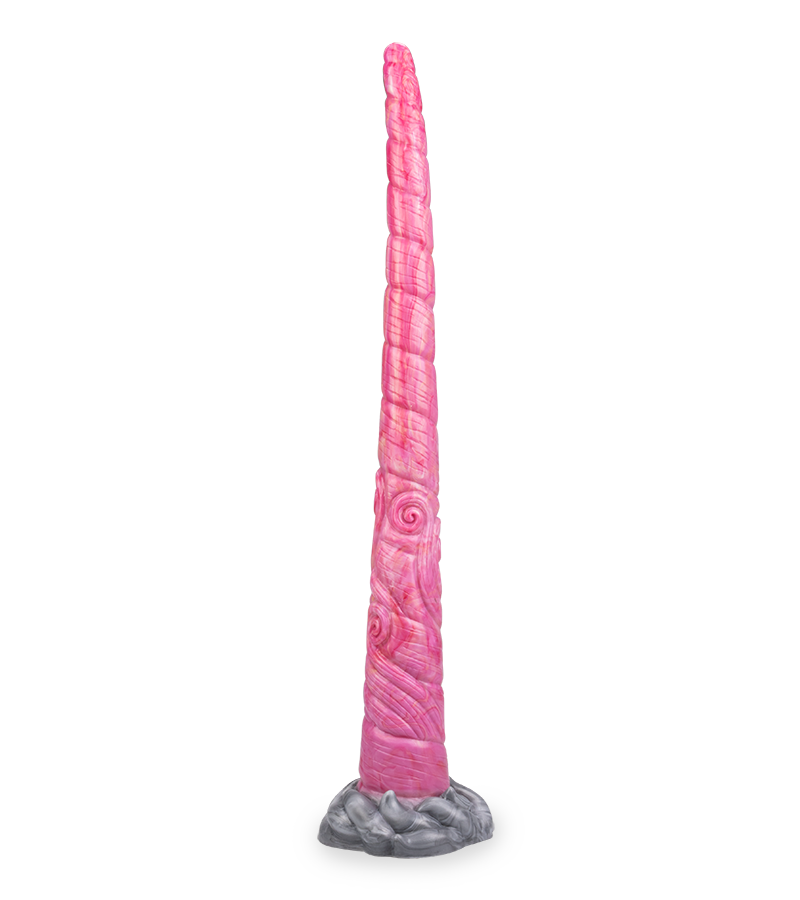 Unicorn suction cup dildo 17.75 inches