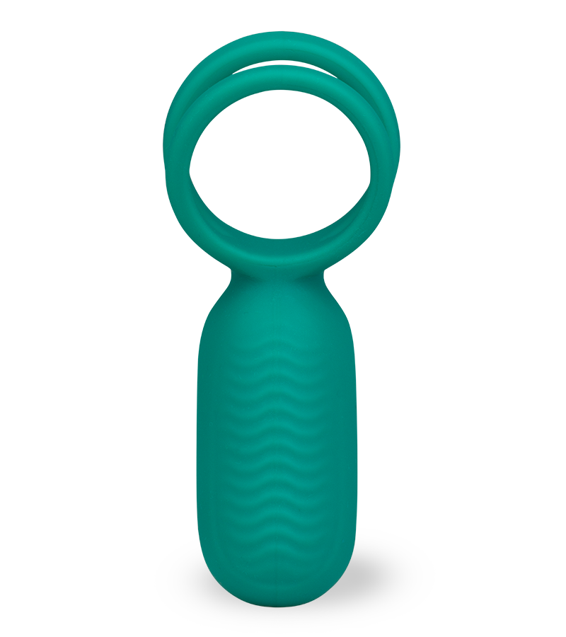 Unity vibrating double cock ring with clit stimulator