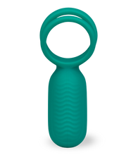 Load image into Gallery viewer, Unity vibrating double cock ring with clit stimulator