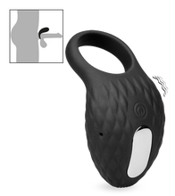 Load image into Gallery viewer, USB clitoris stimulating cock ring 7 speeds