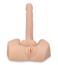 Load image into Gallery viewer, Vagina and dildo masturbator