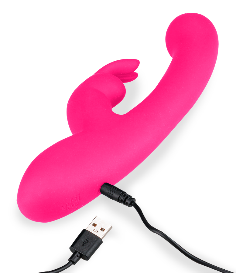 Vanilla rabbit vibrator with 9 modes and 9 speeds
