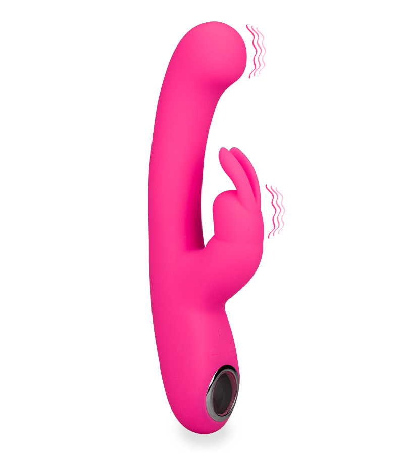Vanilla rabbit vibrator with 9 modes and 9 speeds