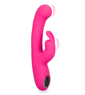 Vanilla rabbit vibrator with 9 modes and 9 speeds