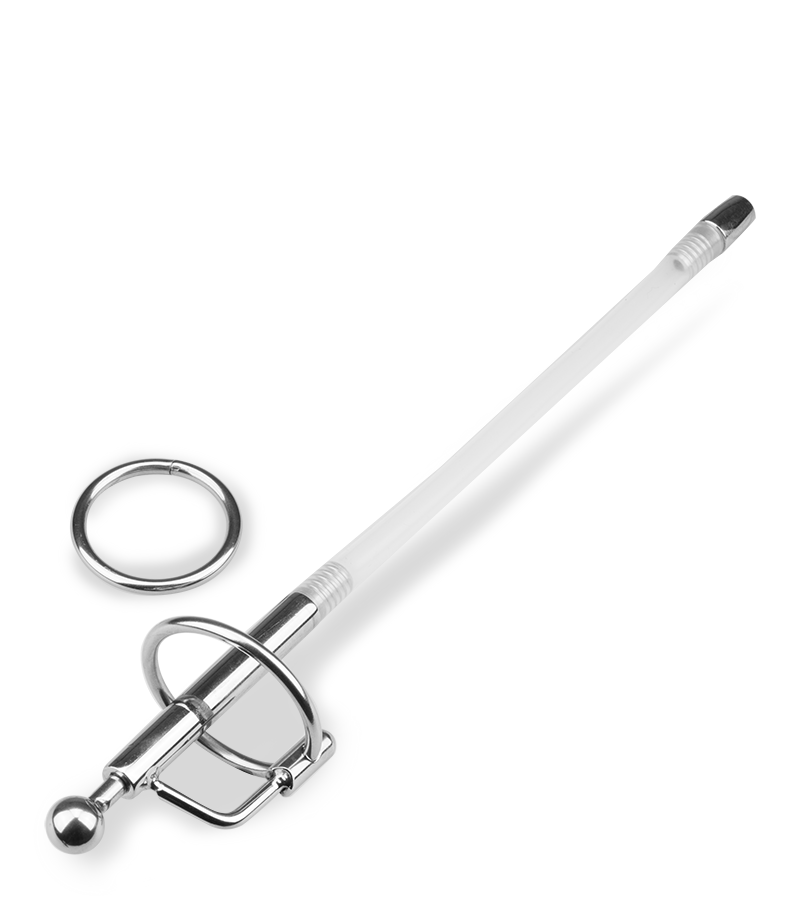 Venera pierced urethral dilator with sperm stopper