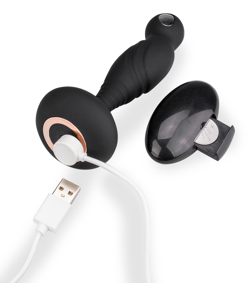 Venezia vibrating prostate massager with electrostimulation