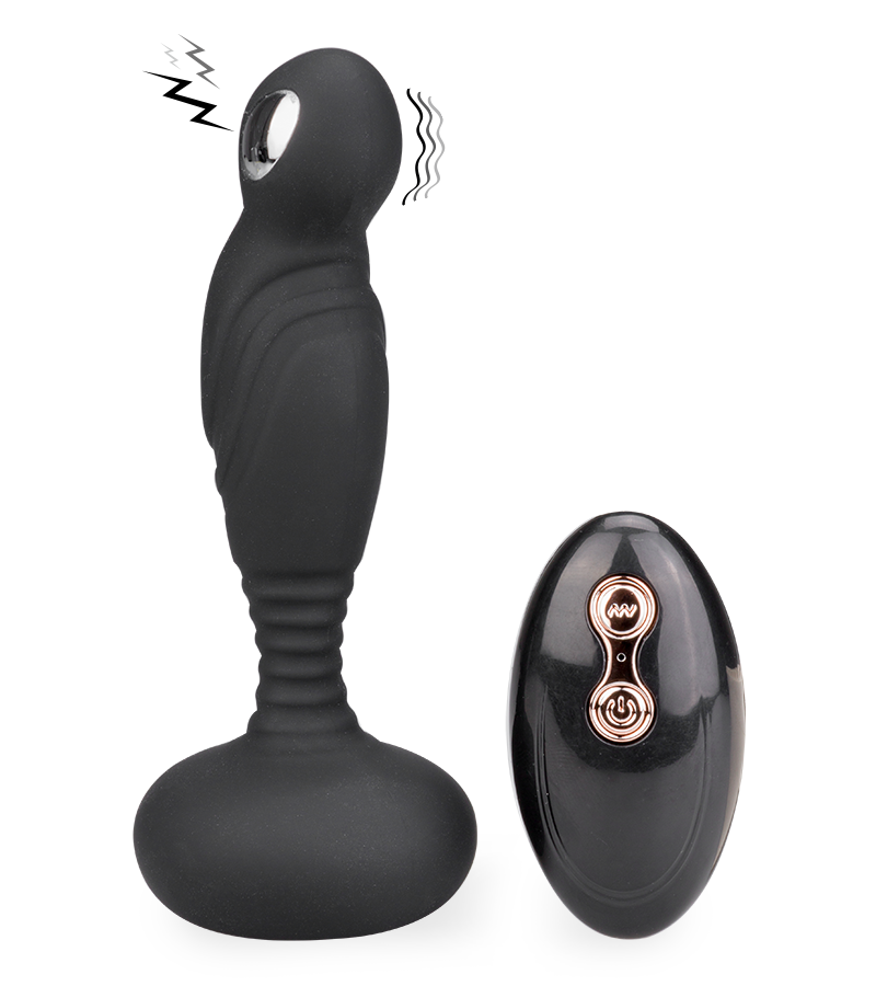 Venezia vibrating prostate massager with electrostimulation