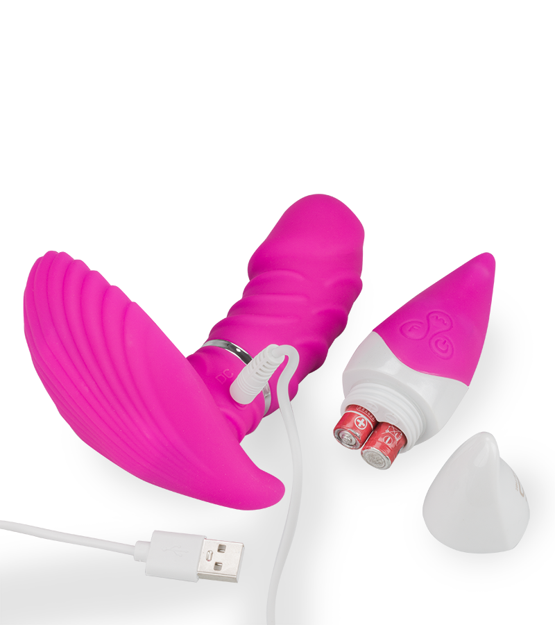 Vibrant air remote control clitoral stimulator