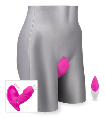 Vibrant air remote control clitoral stimulator