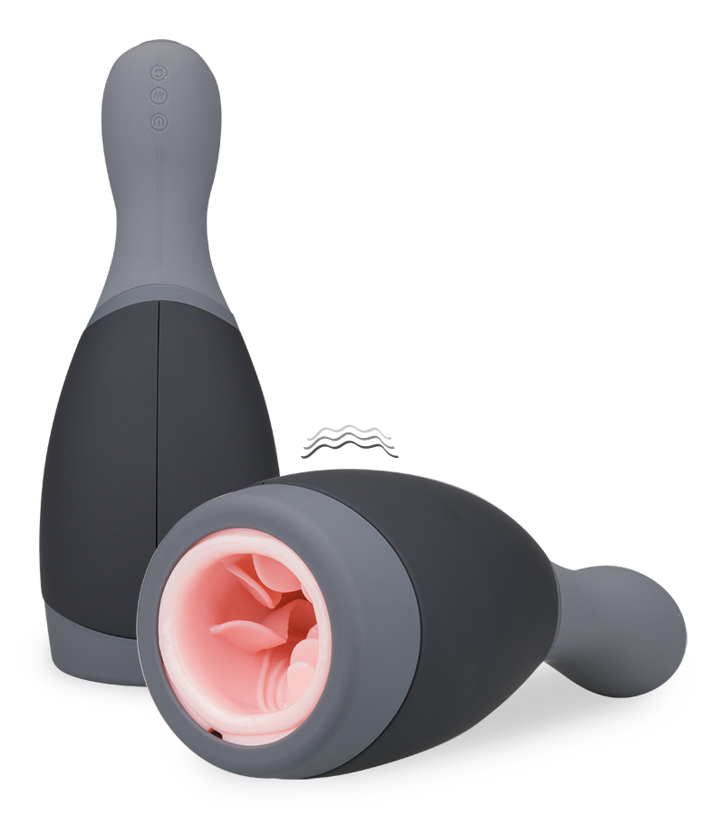 Vibrating air pressure sensor masturbator