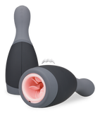 Vibrating air pressure sensor masturbator