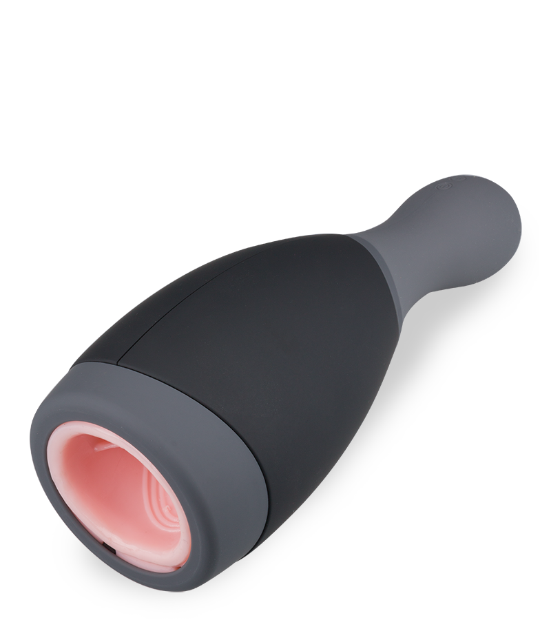 Vibrating air pressure sensor masturbator