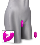 Vibrating and throbbing G-spot and clit stimulator 12 modes