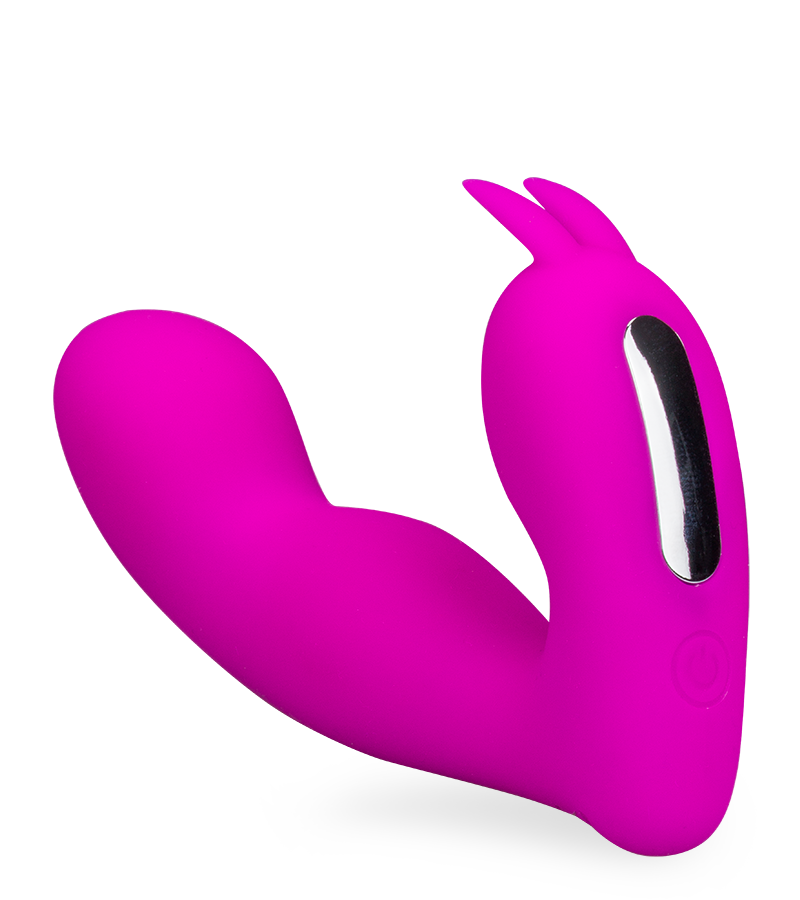 Vibrating and throbbing G-spot and clit stimulator 12 modes