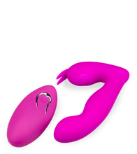 Load image into Gallery viewer, Vibrating and throbbing G-spot and clit stimulator 12 modes