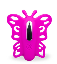 Load image into Gallery viewer, Vibrating and throbbing wearable clit and G-spot vibe 12 speeds