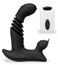 Load image into Gallery viewer, Vibrating and thrusting dildo clitoris stimulator 20 modes