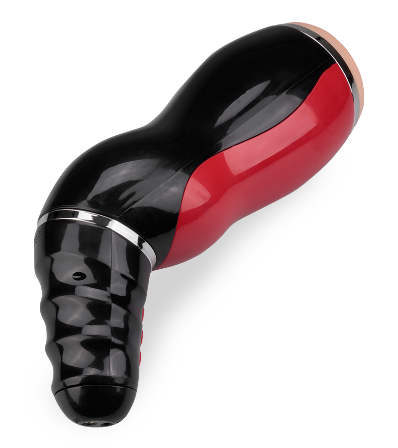 Vibrating deep throat blow job masturbator