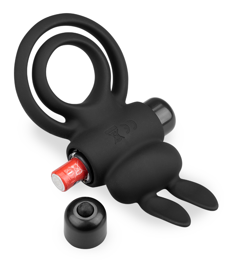 Vibrating double cock ring 10 modes