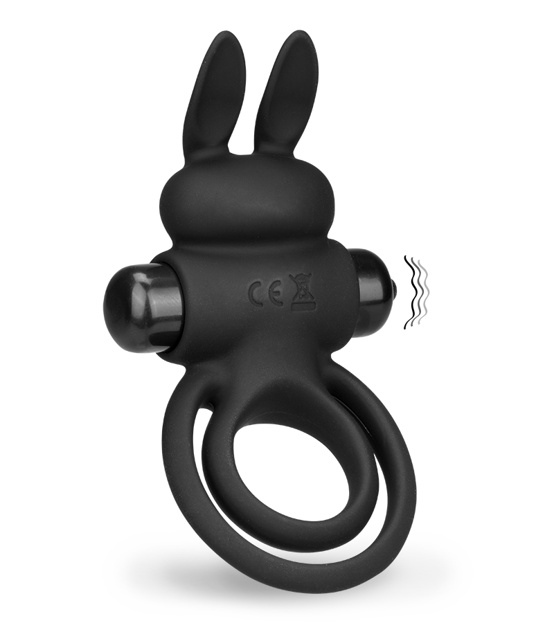 Vibrating double cock ring 10 modes