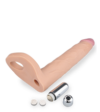Load image into Gallery viewer, Vibrating double penetration dildo for couples