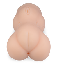 Load image into Gallery viewer, Vibrating double penetration pussy and ass stroker