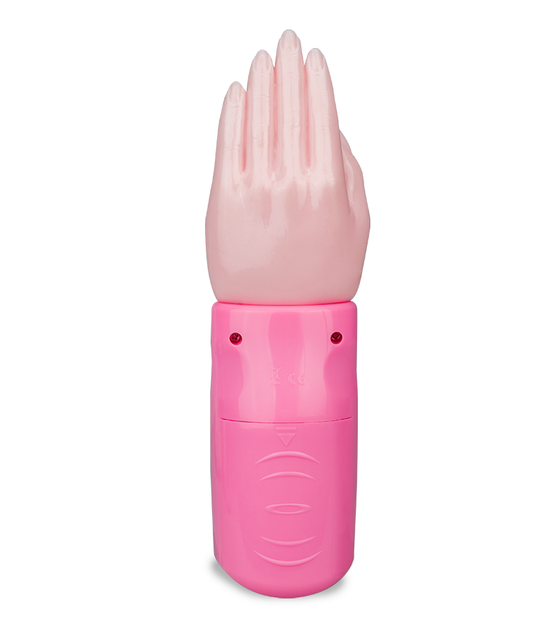 Vibrating hand vagina and clitoris stimulator