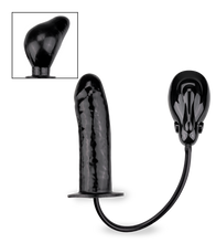Load image into Gallery viewer, Vibrating inflatable dildo with automatic pump