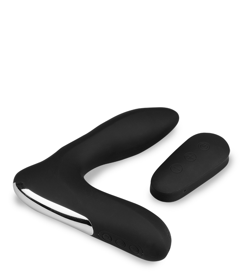 Vibrating inflatable prostate stimulator