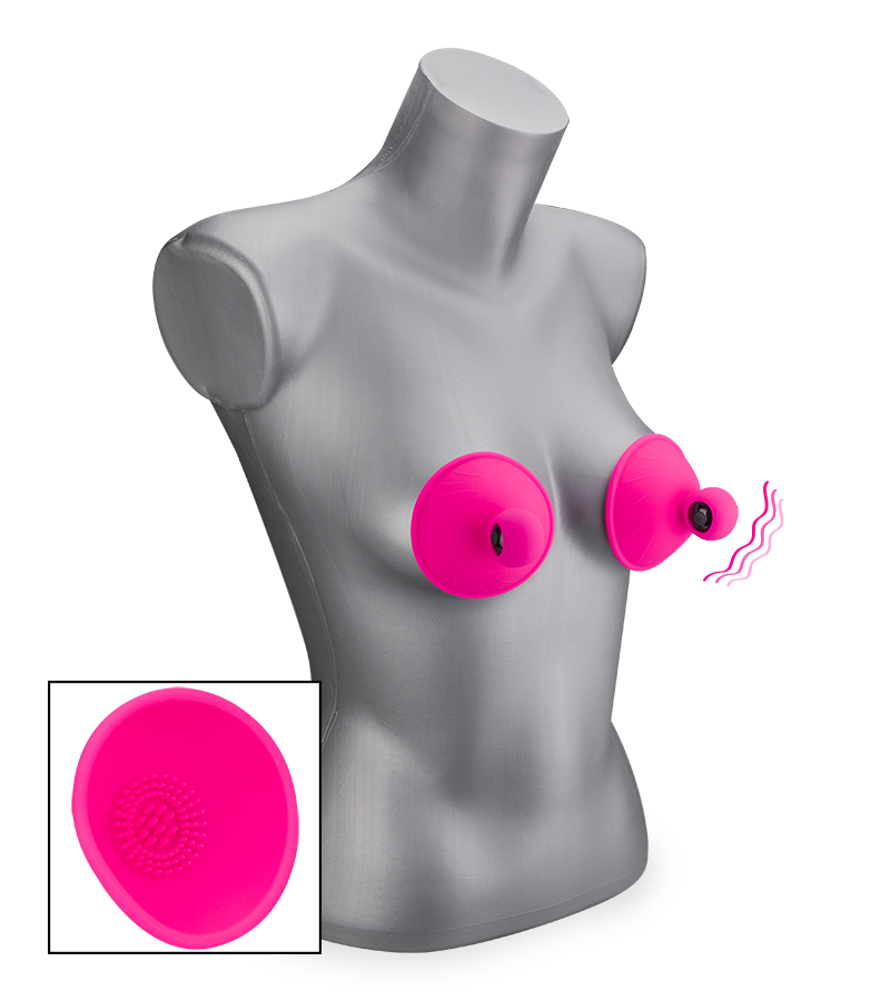 Vibrating nipple stimulators