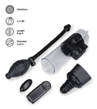 Load image into Gallery viewer, Vibrating penis-enhancing masturbator