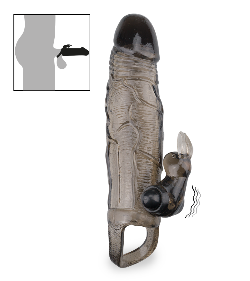 Vibrating penis extension