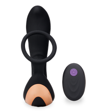 Load image into Gallery viewer, Vibrating prostate stimulator with cock ring 7 modes