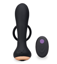 Load image into Gallery viewer, Vibrating prostate stimulator with cock ring 7 modes