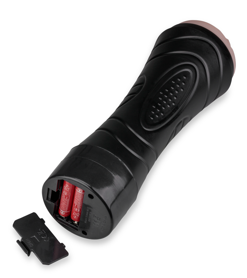 Vibrating realistic vagina masturbator