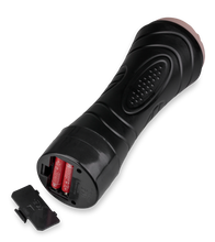 Load image into Gallery viewer, Vibrating realistic vagina masturbator