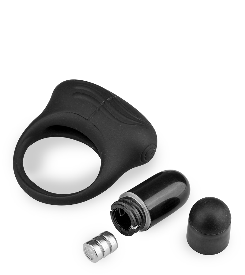 Vibrating ribbed wave cock ring