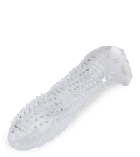 Load image into Gallery viewer, Vibrating spiky-texture penis sleeve