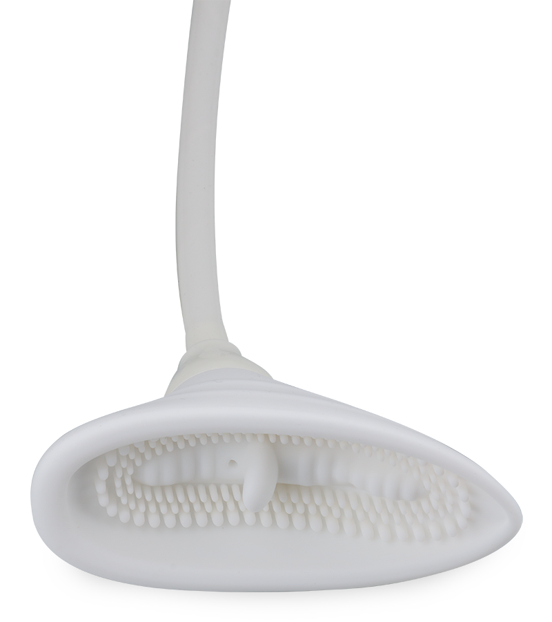 Vibrating textured clitoris pump