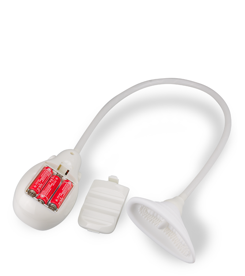 Vibrating textured clitoris pump