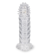Load image into Gallery viewer, Vibrating textured penis sleeve